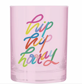 Hip Hip Hooray Glass